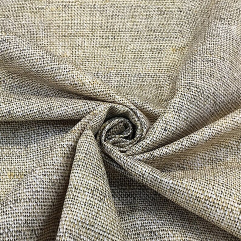 Burlap Pattern Fabric by the Yard Beige Natural Burlap Etsy