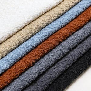Boucle Upholstery Fabric Textured Heavy Duty Boucle Home Decor Headboard Curtain Furniture Ottoman Chair Sofa Fabric by the Yard