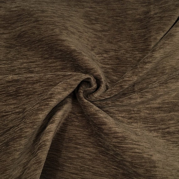 Brown Chenille Upholstery Fabric by the Yard Traditional - Etsy