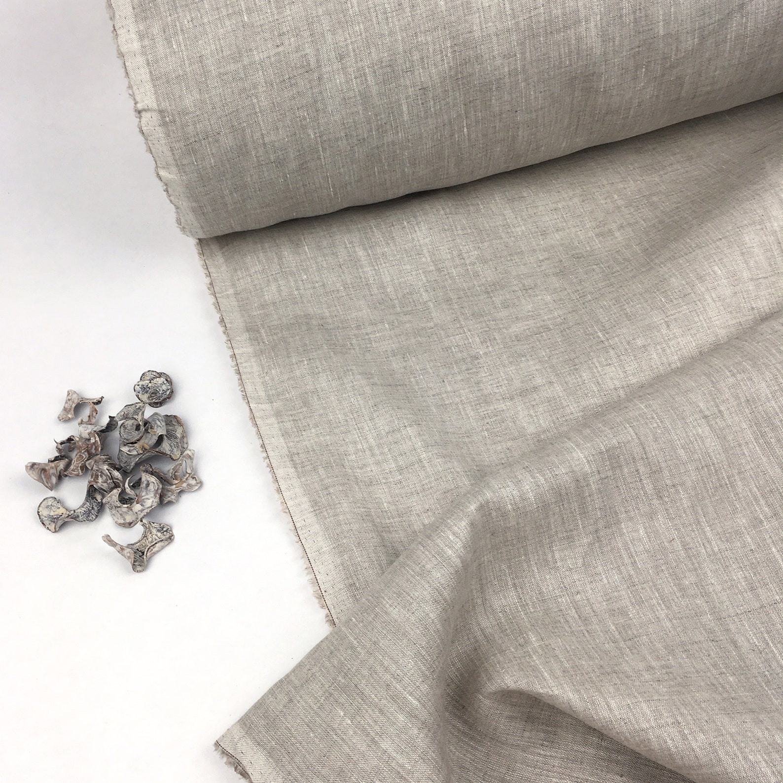 Undyed Linen Fabric by the Yard Natural 100 Linen Flax Etsy