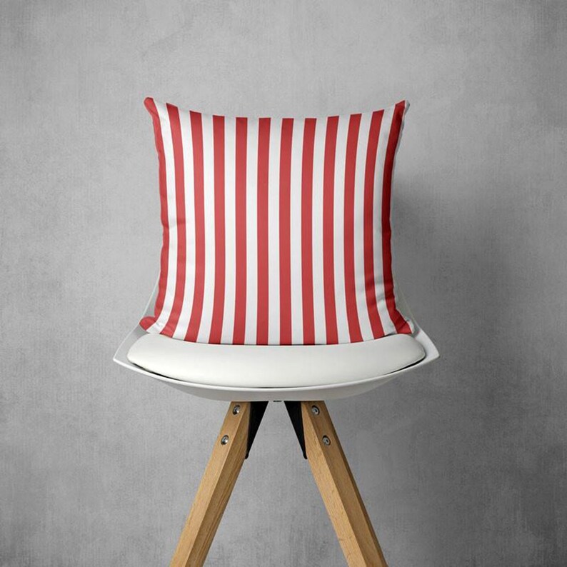 Striped Canvas Fabrics Water Repellent Cotton Outdoor Fabric Etsy