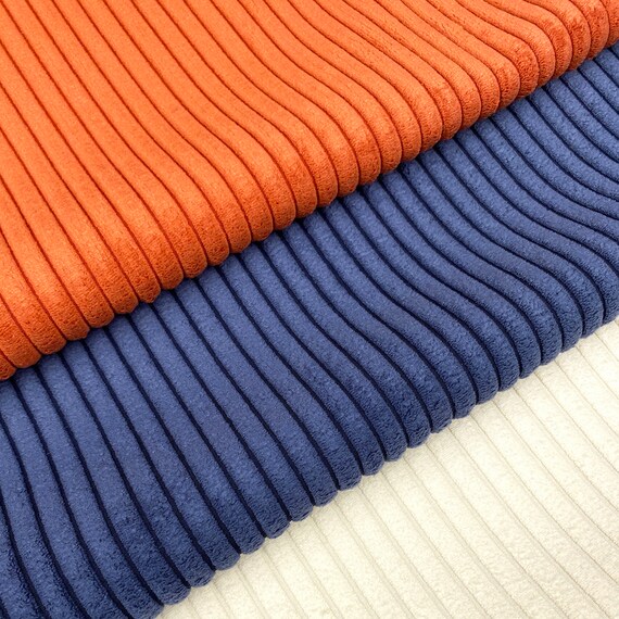 Corduroy Velvet Upholstery Fabric Wide Wale Jumbo Cord Material 