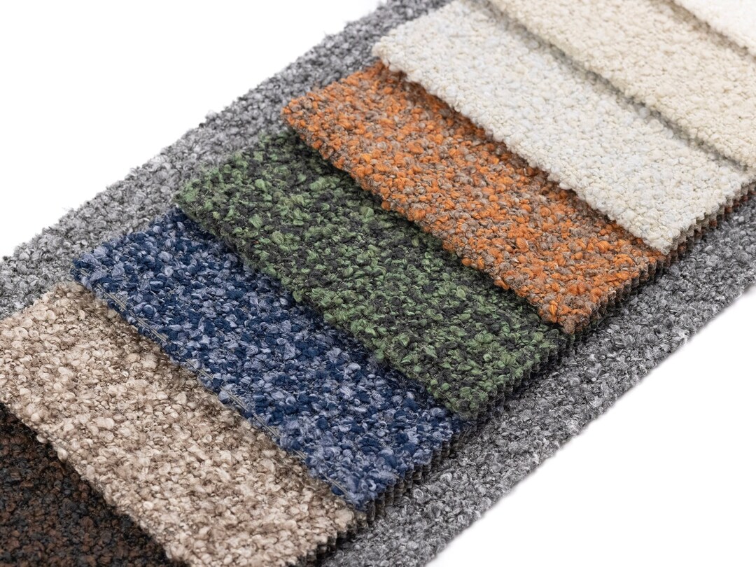 Heavy Boucle Upholstery Fabrics Textured Boucle Material Home Etsy UK