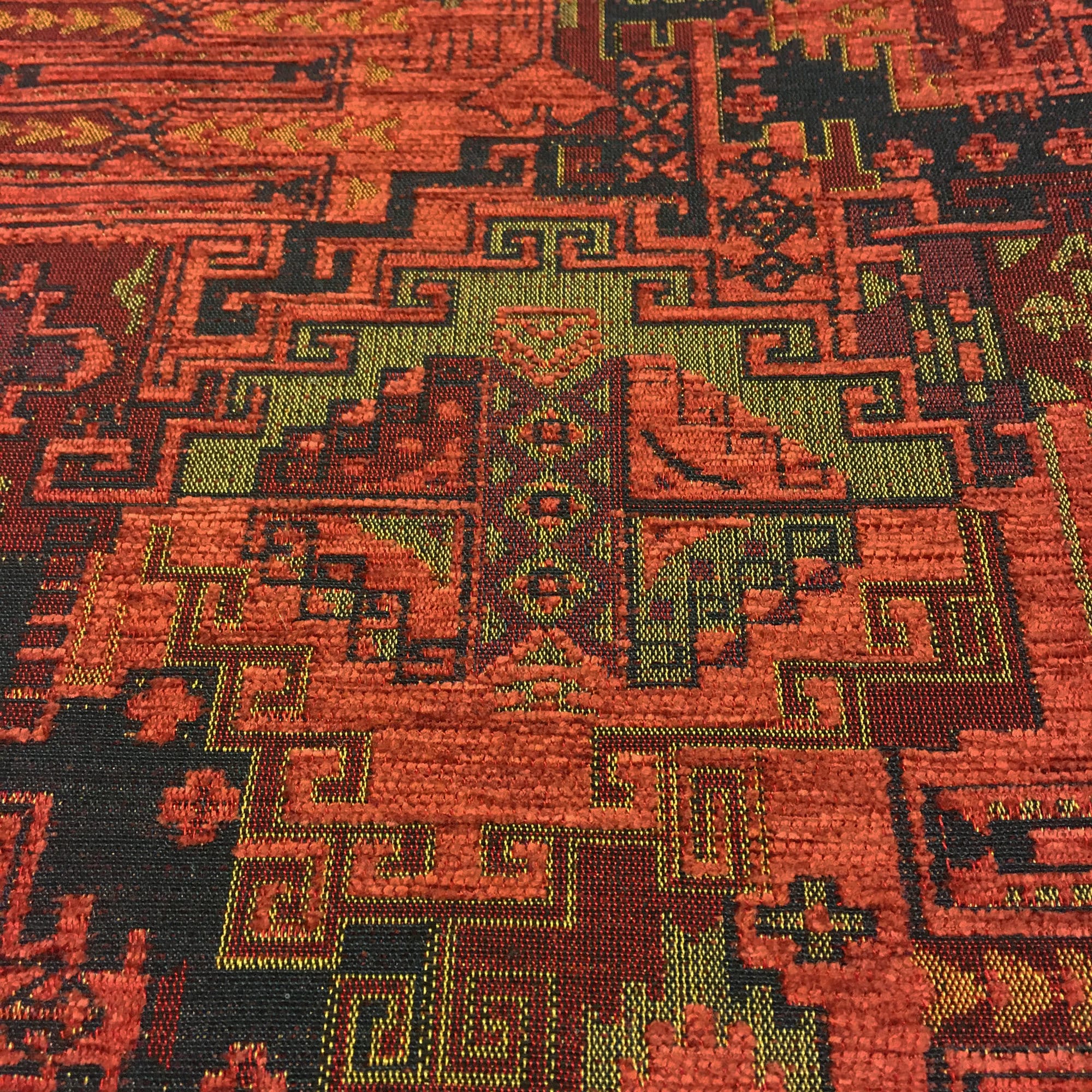 Kilim Upholstery Fabric by the Yard Terracotta Turkish Boho Etsy UK