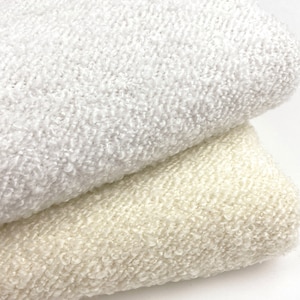 Heavy Boucle Upholstery Fabric Faux Sheepskin Puffy Sherpa Bouclé Cozy Home Decor Furniture Rug Chair Sofa Upholstery Fabric by the Yard
