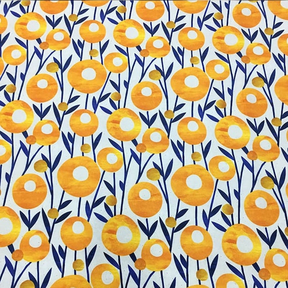Abstract Fl Upholstery Fabric Boho Orange Yellow Flowers Ireland - Yellow Home Decor Fabric Abstract Fl Upholstery Fabric Boho Orange Yellow Flowers Ireland - Yellow Home Decor Fabric