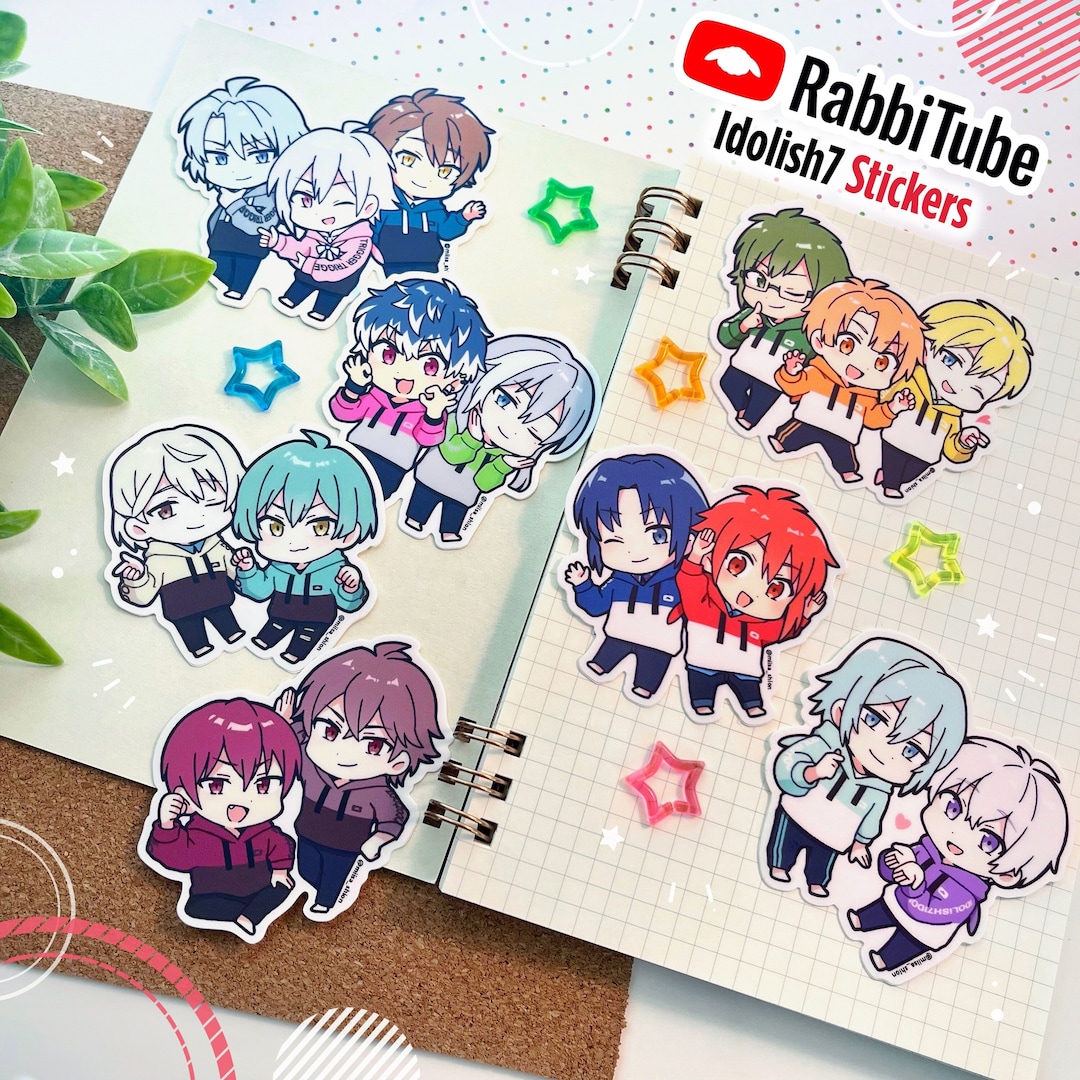 Idolish7 Rabbitube Stickers