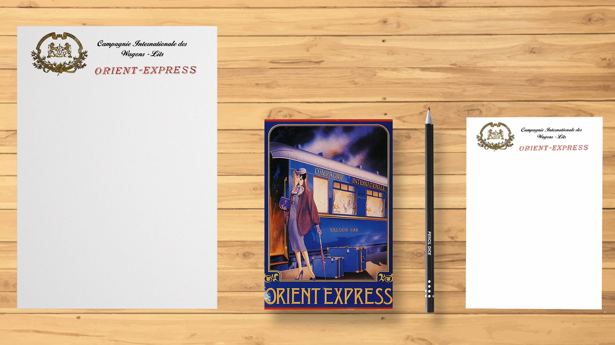 Orient Express Set Stationery Set Double Sided Note Card and Etsy