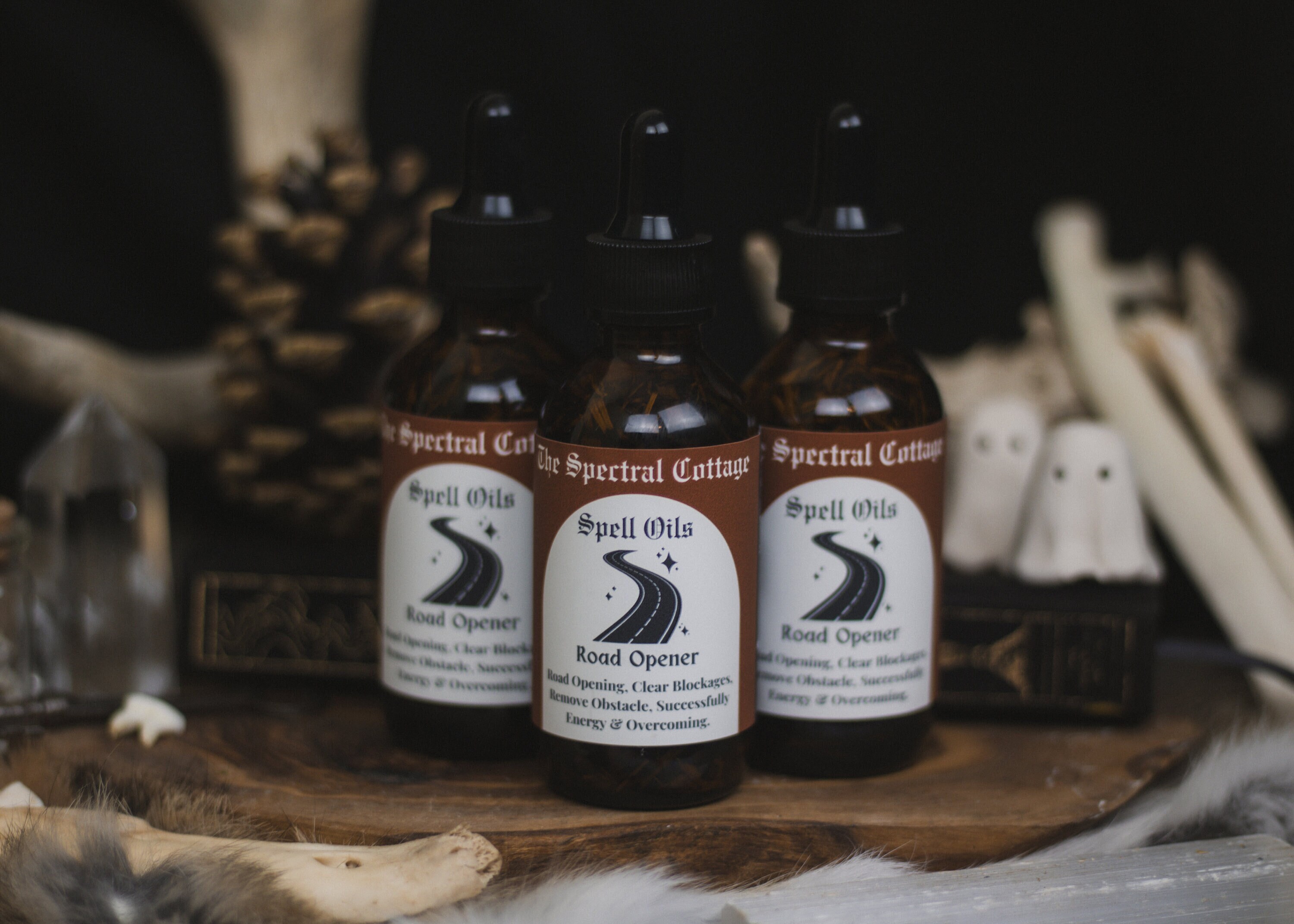 Road Opener Spell Oil | Clear Blockages & Open Roads | Witchcraft Tools