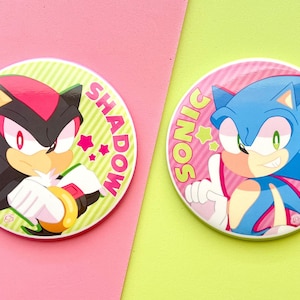 Sonic the Hedgehog Jumbo Buttons