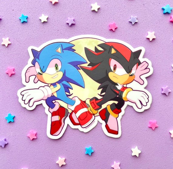 Shadow x amy x sonic - Sonic The Hegdehog - Sticker