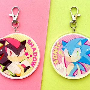 Sonic X: Acrylic Key Chain - Shadow