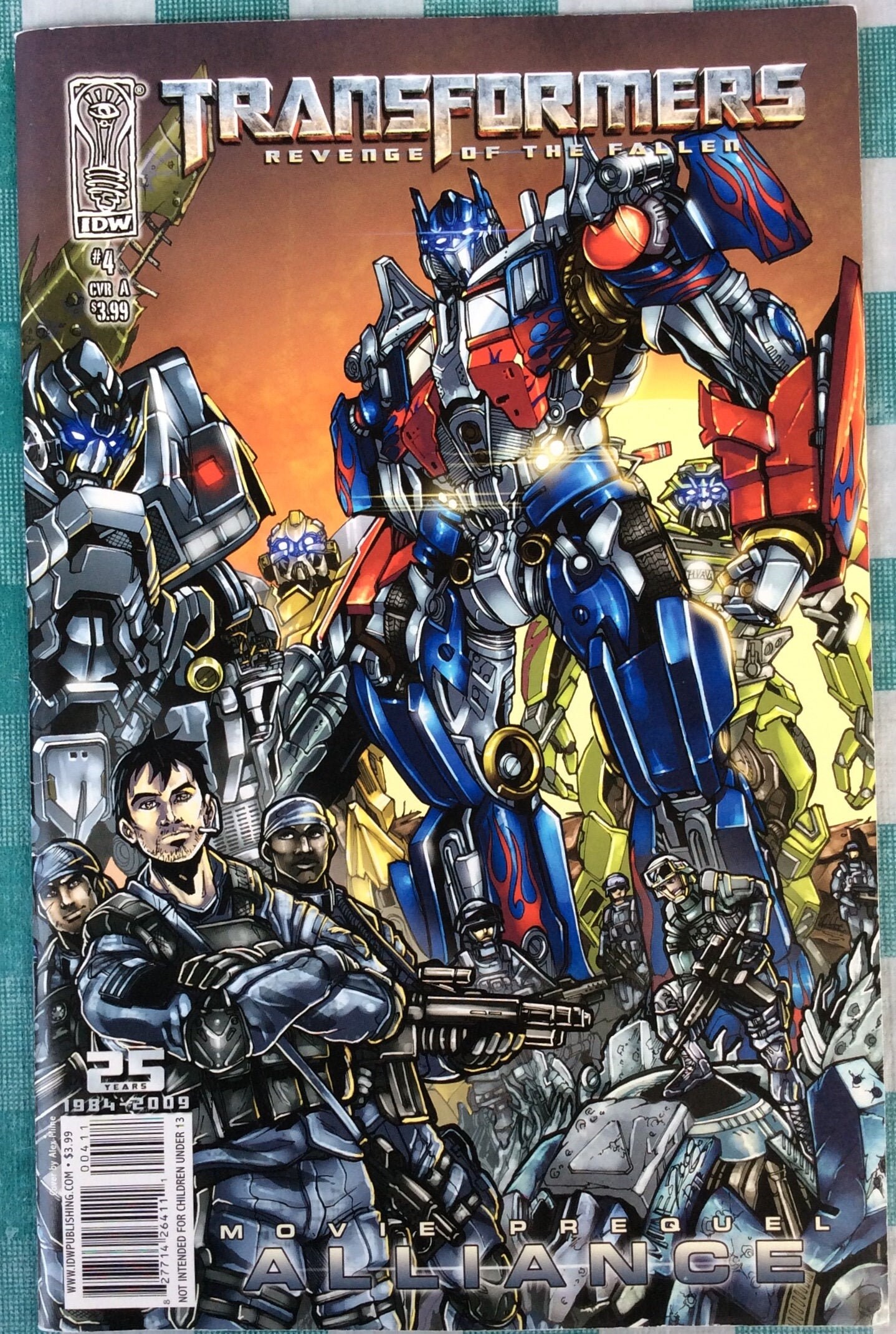 Transformers revenge of the fallen 4 Comic Books Movie Etsy