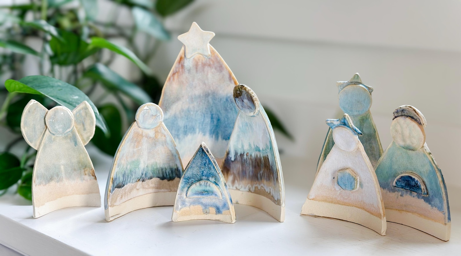 Ceramic Nativity Set