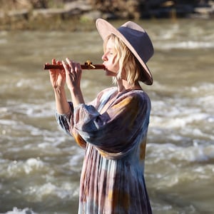 Wooden Trail Flute, Handmade flute, Sound healing instruments, flute for beginners, unique musical gift, handmade flute, gift for her