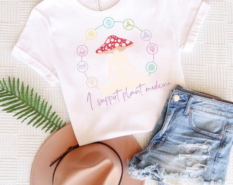 Women's T-shirt, Mushroom Shirt, Women's Clothing, Inspirational Shirt, Valentines day, Outfit, Clothing Ideas, Trending, Happy Birthday