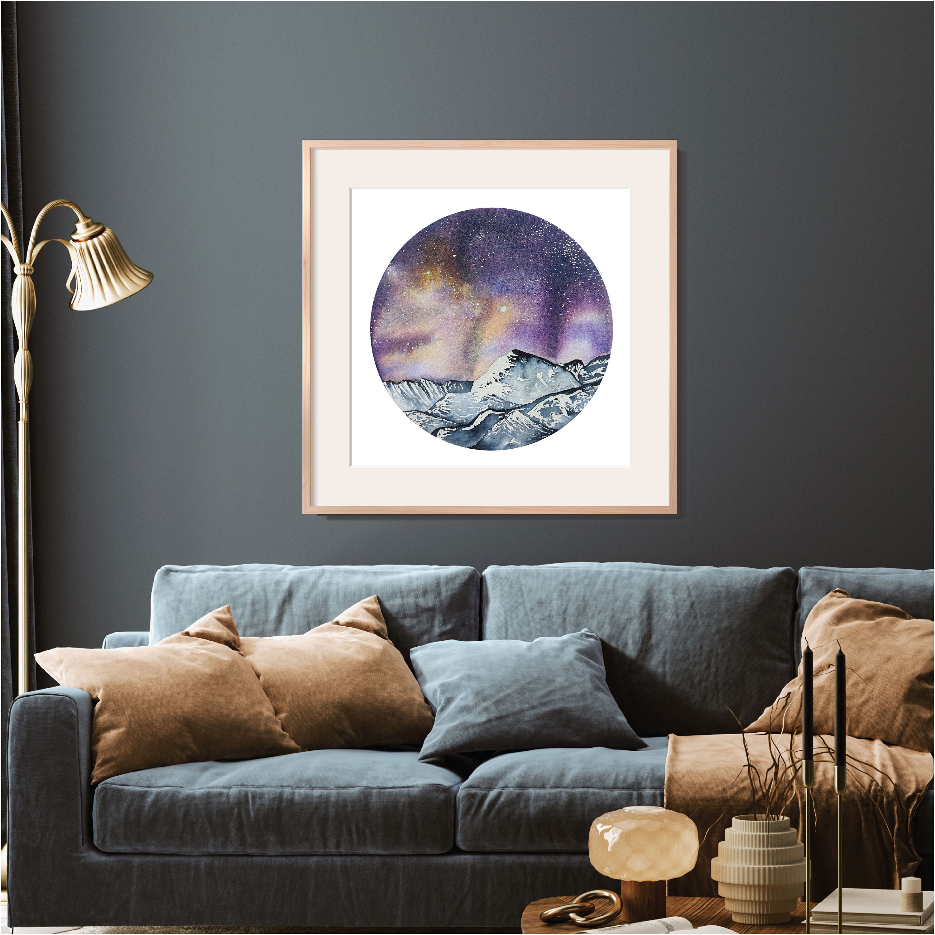 Watercolor North Light Art Print Watercolor Artwork Etsy