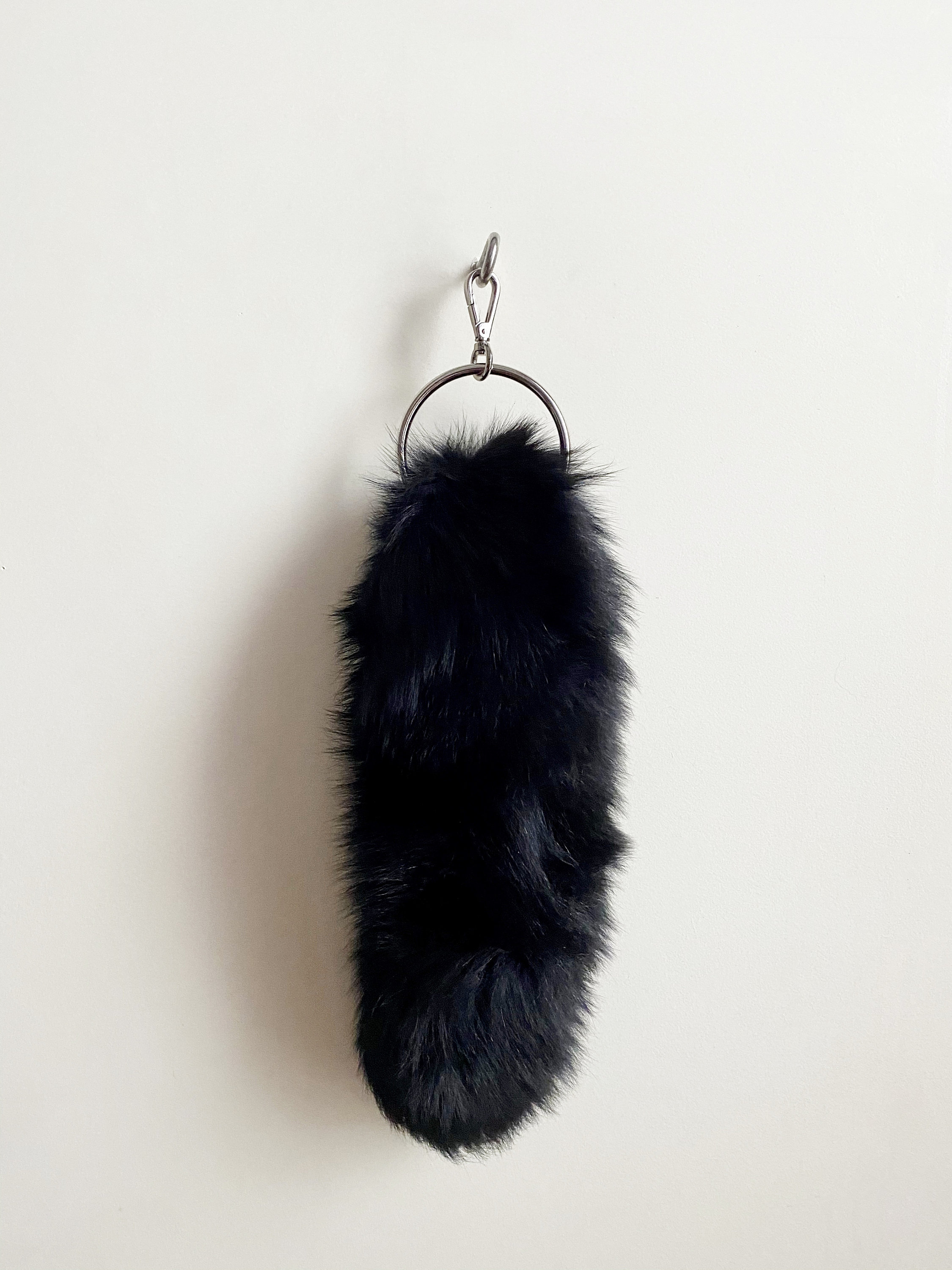 Authentic Black Fox Tail Etsy