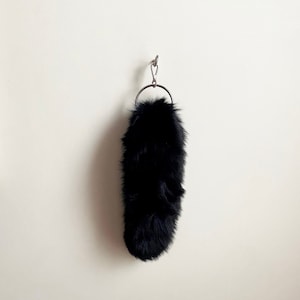 Authentic Black Fox Tail