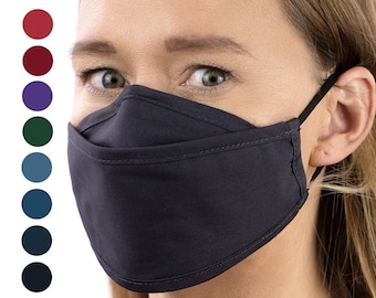 Easy Breathe Face Mask, Cotton Face Mask with Nose Wire, Anti Fog Face Mask, 3D Face Mask, Origami Face Mask, Reusable & Washable Face Mask