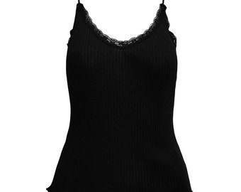 EX PRIMARK PACK OF 2 Women Lace Trim Strappy Camisole Tank Ladies Swing Vest Top EX PRIMARK PACK OF 2 Women Lace Trim Strappy Camisole Tank Ladies Swing Vest Top