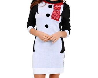 womens christmas jumper dress