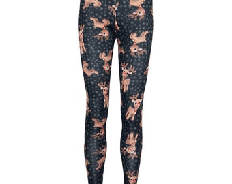 plus size snowman leggings