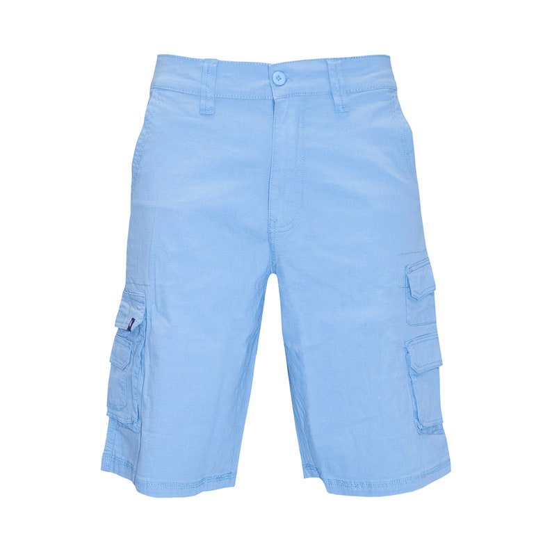 Airwalk Mens Combat Knee Length Summer Pants Zip Up Double Pocket Cargo Shorts