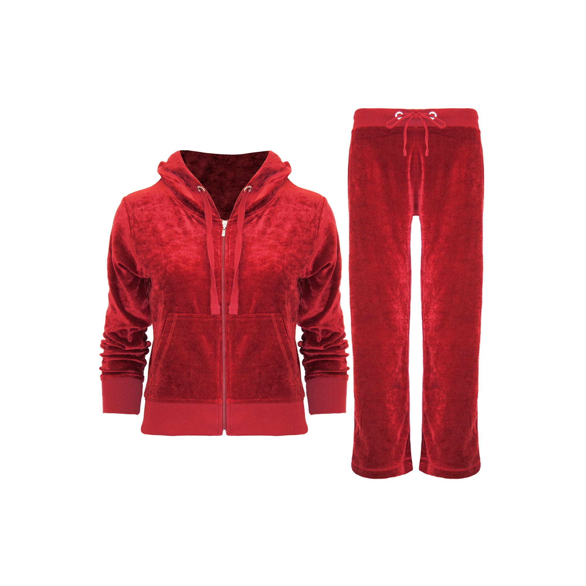 Womens Ladies Velvet Velour Hoodies Hooded Joggers Loungewear - Etsy UK