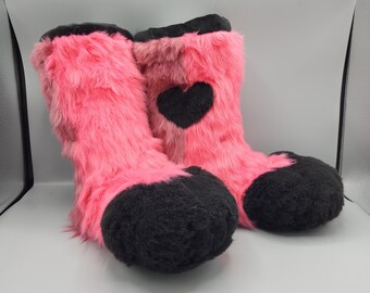 Mochi Minky Fursuit Slipper Feetpaws