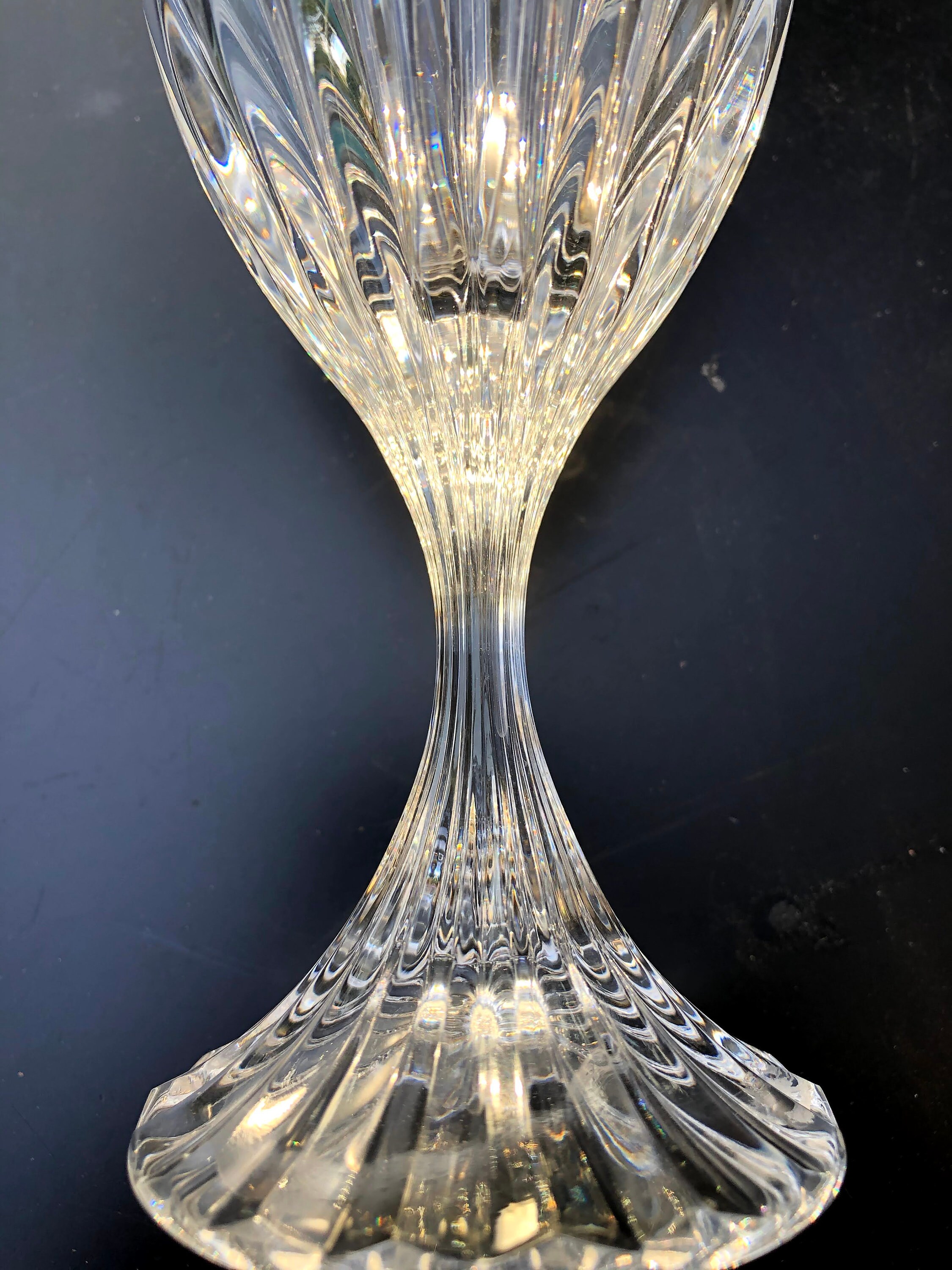 Beautiful set of 4 Mikasa Wine Glasses Clear Crystal Wine Etsy