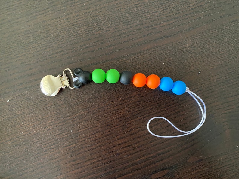 Goofy Silicone Beads Mickey and Friends Pacifier Clip Baby Shower Gifts Disney Baby Donald Minnie Mickey Teething