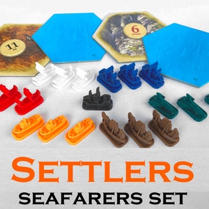 Settlers - Custom Pieces - Seafarers Expansion