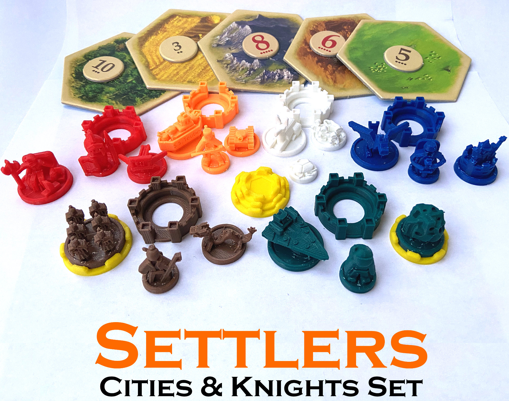 Settlers Of Catan Expansion Pack Cities And Knights