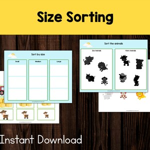 Farm Busy Book Printable Learning Busy Binder for toddler 2 year old and 3 year old, Activity Binder, Activity Book for toddler preschool image 2