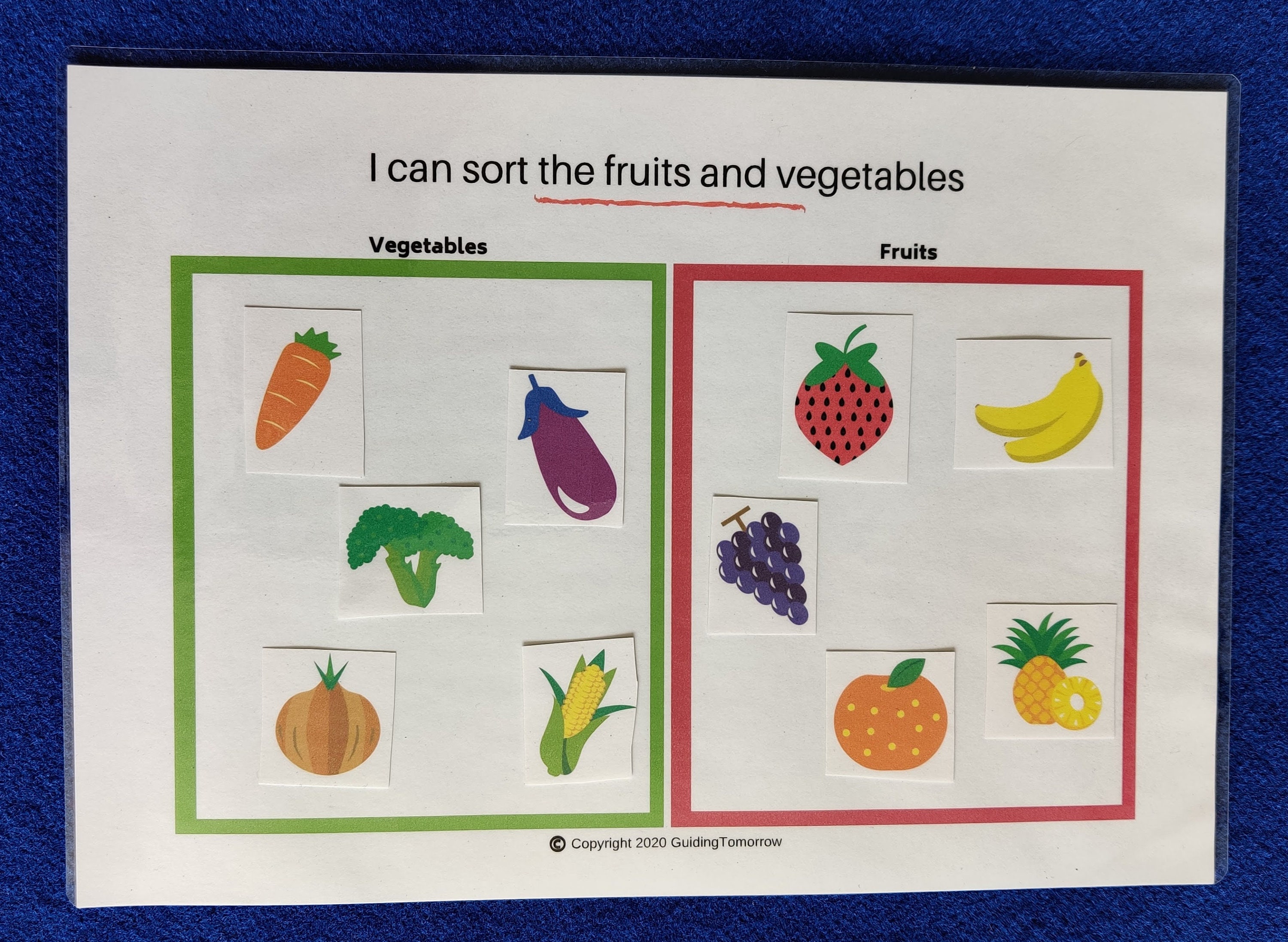 Toddler Sorting Activity Toddler Busy Book Printable | Etsy