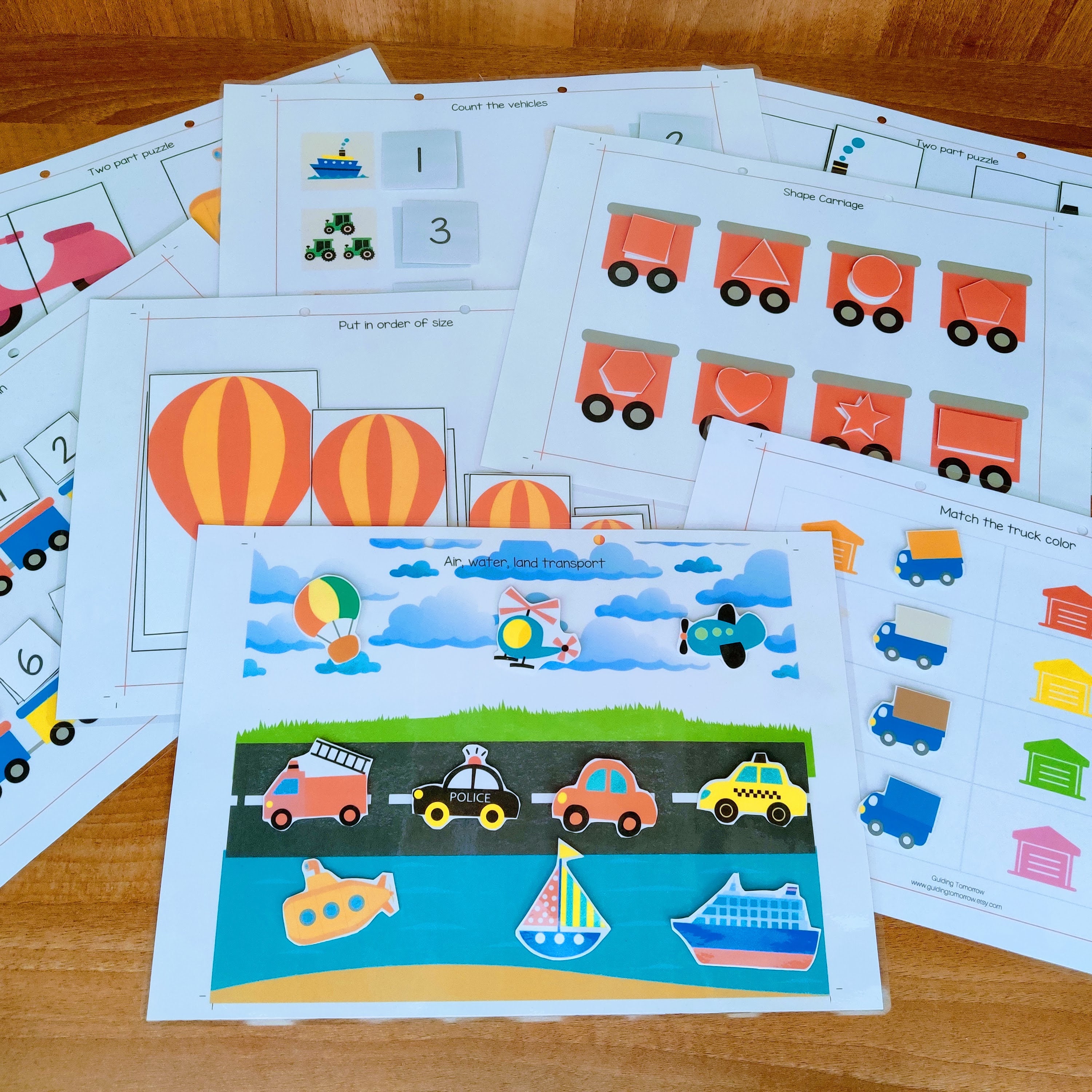 Transportation Matching Game for Toddlers - Simple Fun for Kids VIP