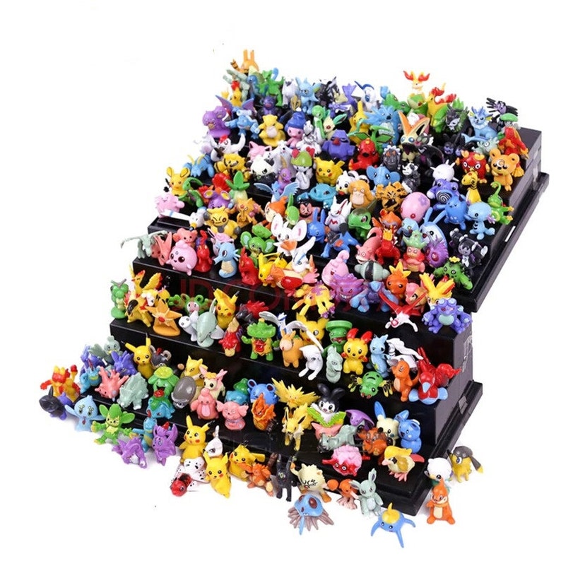 Lot Of Pokemon Mini Figures Variety Of Quantities Collection Etsy