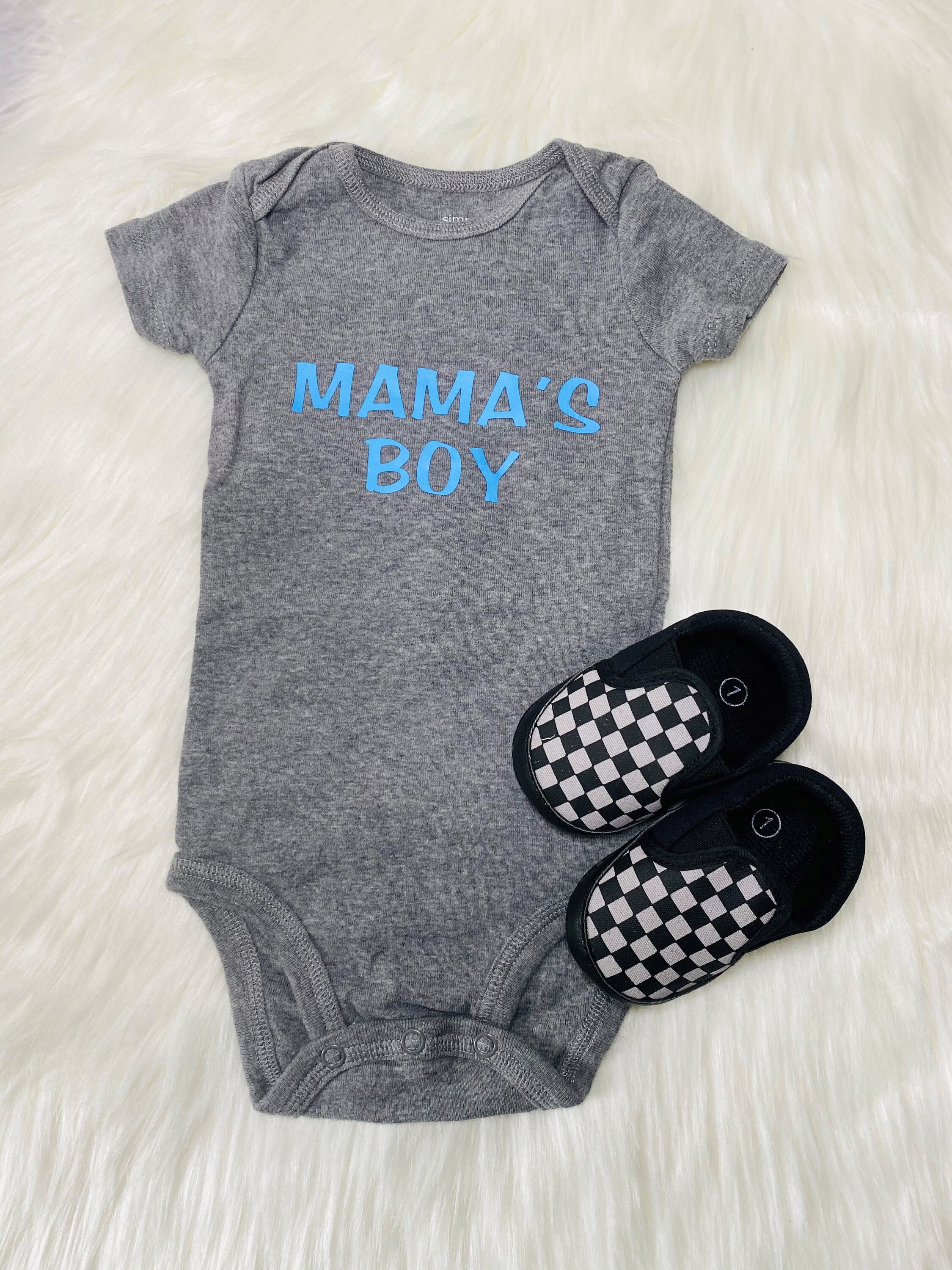 Mama's Boy Boy Onesie 69 Month Onesie Boy Onesie Son Etsy