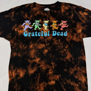 Grateful Dead Acid Wash Graphic Tee