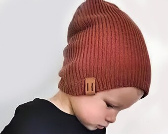 Soft black wool beanie with great texture Free domestic shipping