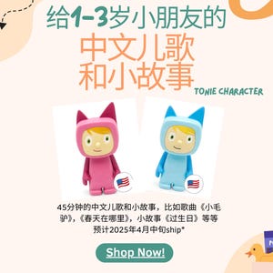 Chinese songs and stories for toddlers 1-3; Chinese Tonies Figures {Please read description}