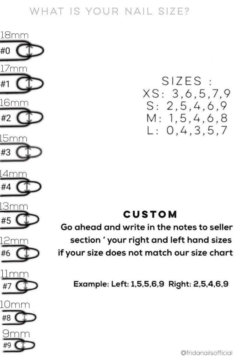 Clear Nail Designs . Cute Press on Nails. Coffin Nails. Custom Etsy