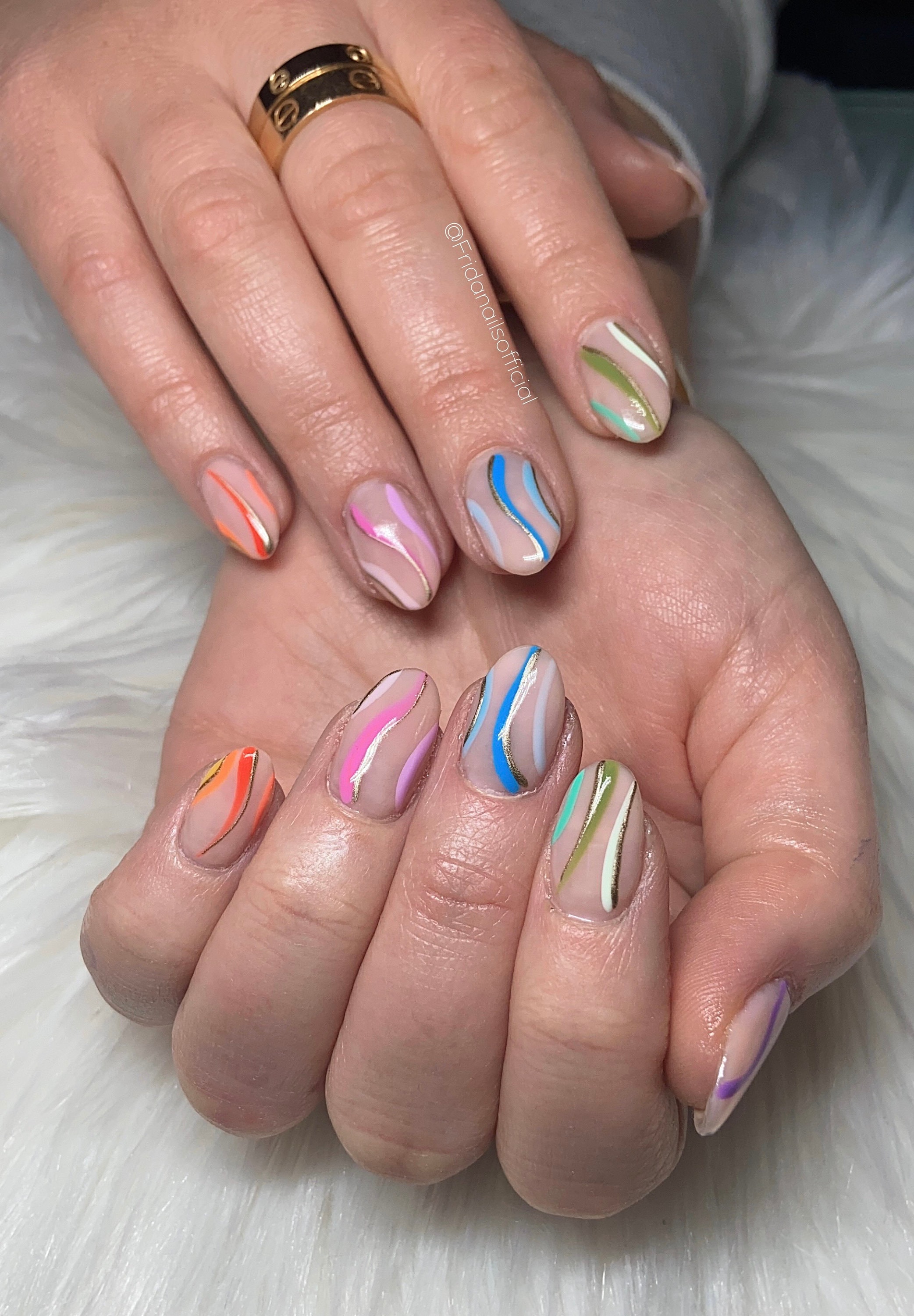 marbled press ons 🤎 : r/NailArt