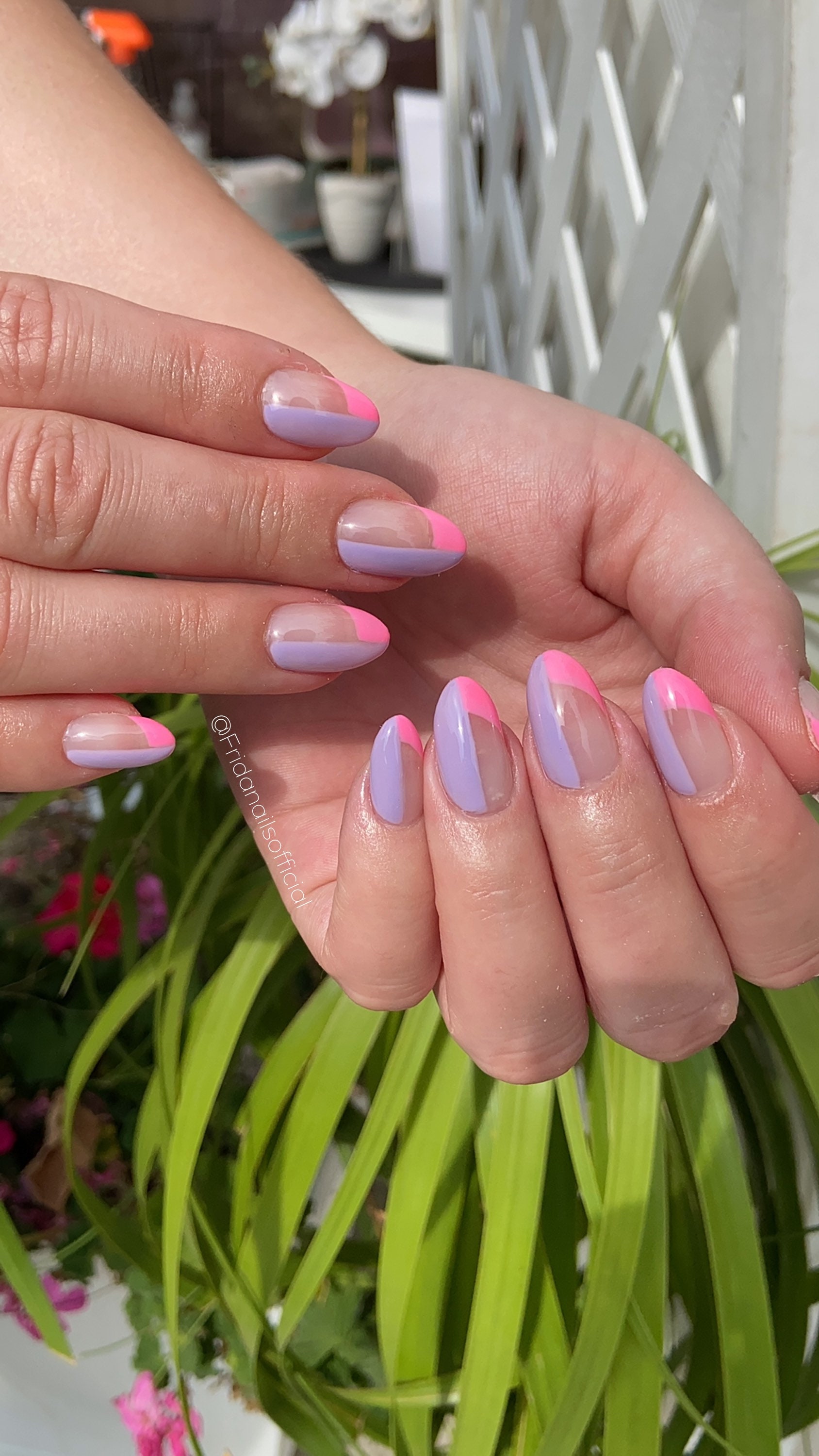 French Pink Press on Nails. Round Nails. Custom Designs. | Etsy