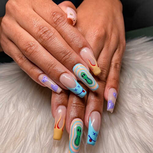 abstract nail art ideas