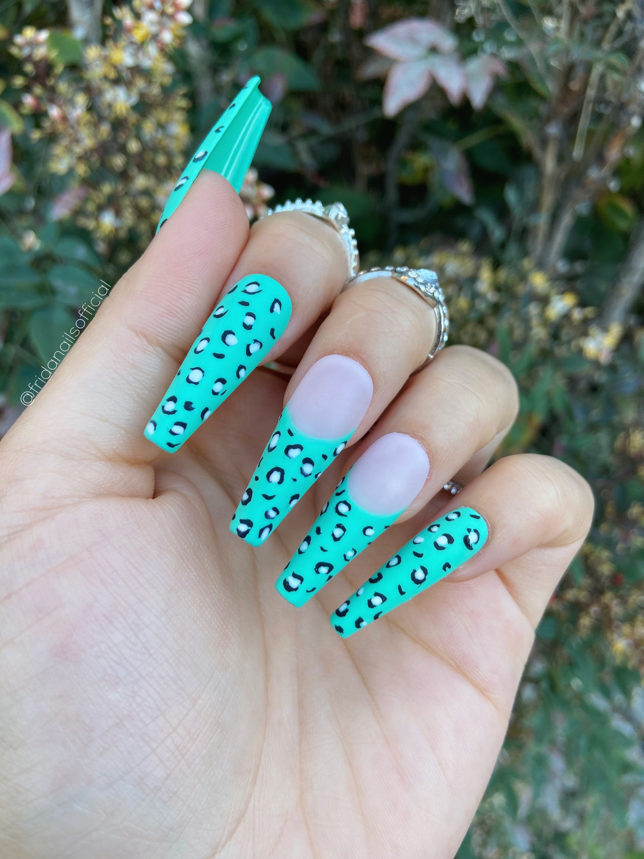 Cute Leopard Print. Cheetah Nails . Press on Nails. Coffin - Etsy Finland