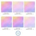 Polka Dot Textured Rainbow Digital Paper Pack, Textured Digital Paper ...