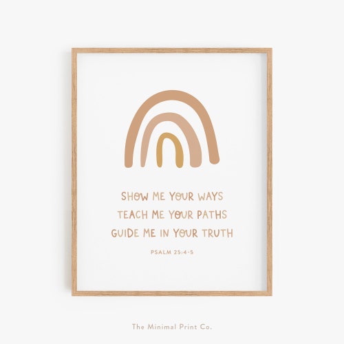 Christian Nursery Wall Decor Set of 6 Bible Verse Wall Art Etsy