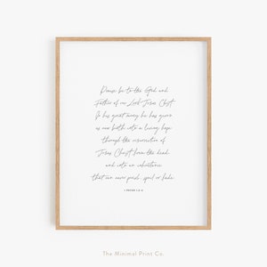 1 Peter 1:3-4, Easter Bible Verse Printable, Baptism Gift, Scripture Wall Art, Easter Wall Decor, Living Hope Bible Verse